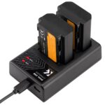 K&F Concept Battery for SONY NP-FZ100 2000mAh 2PCS + Dual Slot Charger