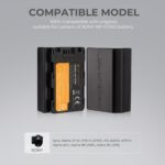 K&F Concept Battery for SONY NP-FZ100 2000mAh 2PCS + Dual Slot Charger