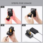 K&F Concept Battery for SONY NP-FZ100 2000mAh 2PCS + Dual Slot Charger