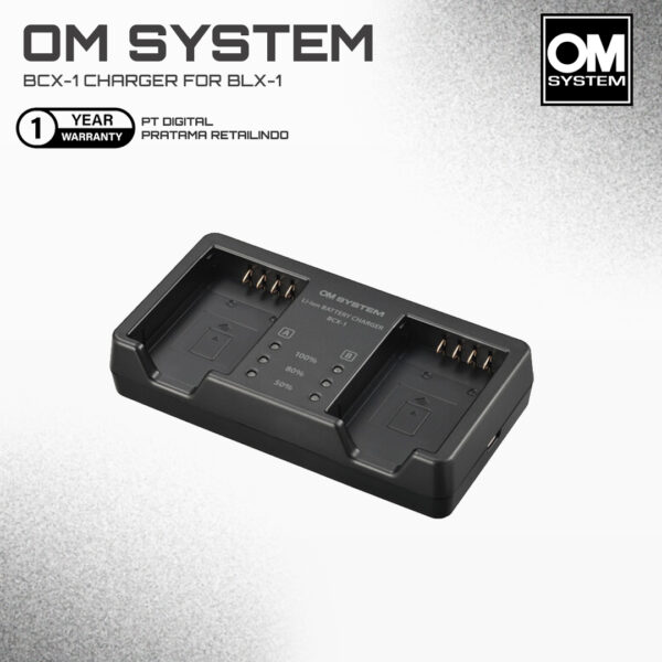 OM SYSTEM BCX-1 CHARGER FOR BLX-1