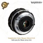 Voigtlander Lens 28mm f2.8 SL-II S AIS Color Skopar for Nikon AIS- (Silver)