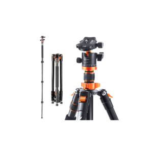 K&F Concept KNF KF S210 + BH-28L Horisotal Rotation Tripod Camera - Tripod Kamera - Camera Tripod