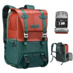 K&F Concept Beta 20L Camera Backpack, Lightweight Large Capacity Camera Bags with Rain Cover for 15.6 Inch Laptop, DSLR Cameras - Backpack 20L Urban Wander 01 (Dark Green)