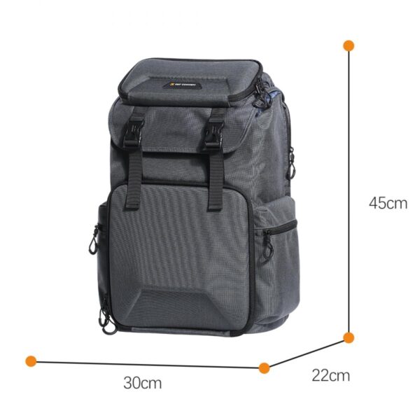 15.6" Camera Backpack Bag 25L with Laptop Compartment for DSLR/SLR Mirrorless Camera Case for Sony Canon Nikon Camera/Lens/Tripod Parts - Backpack 25L Nature Wander 03 (Grey)