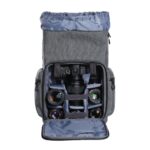 15.6" Camera Backpack Bag 25L with Laptop Compartment for DSLR/SLR Mirrorless Camera Case for Sony Canon Nikon Camera/Lens/Tripod Parts - Backpack 25L Nature Wander 03 (Grey)