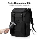 15.6" Camera Backpack Bag 25L with Laptop Compartment for DSLR/SLR Mirrorless Camera Case for Sony Canon Nikon Camera/Lens/Tripod Parts - Backpack 25L Nature Wander 03 (Black)