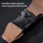 32mm Camera Neck Strap with Quick Release for Photographers, Adjustable Camera Shoulder Sling Strap Compatible for Nikon Canon Sony Olympus DSLR Camera - Strap URBAN WANDER 01 (Grey)