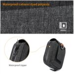 Camera Lens Filter Pouch Case, 4-Pocket Filter Carry Case, Belt Bag Pouch Water-Resistant shockproof and Dustproof Design for 37mm-95mm Filters