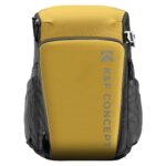 K&F Concept Camera Alpha Backpack Air 25L, Camera Bags for Photographers Large Capacity with Raincover - Backpack 25L Nature Wander 01（Yellow）