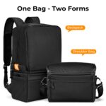 K&F Concept Collapsible Camera Bag 2 Way 22L for Photographers Business Trip / Travel / Everyday Bag - Sling Bag10L Urban Wander 03 (Black )