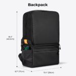 K&F Concept Collapsible Camera Bag 2 Way 22L for Photographers Business Trip / Travel / Everyday Bag - Sling Bag10L Urban Wander 03 (Black )