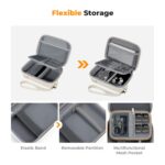 K&F Concept Digital Camera Case, Waterproof & Protective Small Camera Bag, Lightweight Camera Sling Bag with 2 Carrying Ways - Sling Bag 1L Urban Wander 07 (Rice white)