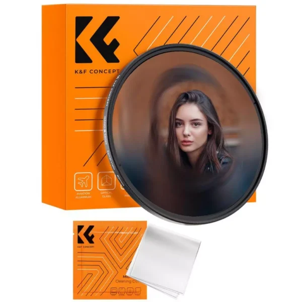 K&F Concept Spiral Halo Filter Premium Optical Glass Halo Swirl Special Effect Filter Nano-B Series