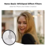 K&F Concept Spiral Halo Filter Premium Optical Glass Halo Swirl Special Effect Filter Nano-B Series