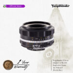 Voigtlander Lens 40mm f2.0 SL-II S AIS Ultron for Nikon AIS - BLACK