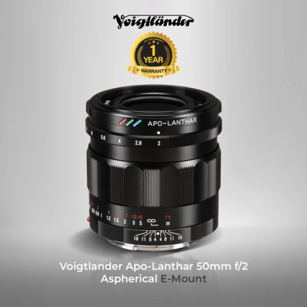 Voigtlander Lens 50mm f2.0 E-Mount Apo-Lanthar for Sony E-Mount