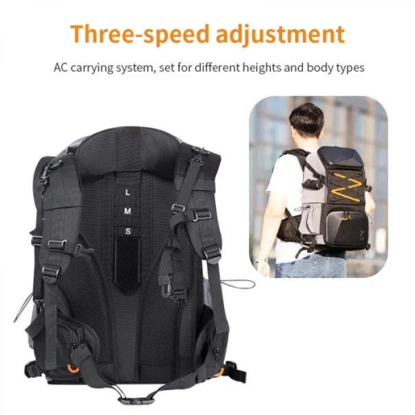 K&F Concept 32L Tas Large Travel Backpack Waterproof Photography - Camera Bag - Ransel Kamera