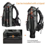 K&F Concept 32L Tas Large Travel Backpack Waterproof Photography - Camera Bag - Ransel Kamera