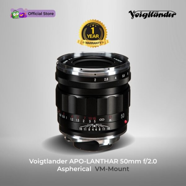 Voigtlander Lens 50mm f2.0 VM Apo-Lanthar for Leica M