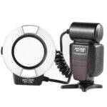 K&F Concept Ring Flash Light KF-150C E-TTL Macro Flash Ring with 52 55 58 62 67 77mm Adapter for Canon DSLR Camera EOS 1300D 750D 200D 5D Mark 2 IV 80D 650D 600D 70D Macro Flash Ring,Ring Flash Canon