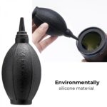 K&F Concept Air Blower, Dust Blower, Lens Blower for Digital, DSLR, SLR Cameras, Camera Lenses and Sensitive Electronics, Clean Duster, Lens Cleaner, Rubber Bulb Air Pump Dust Blower