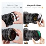 Magnetic Black Mist Filter 1/8 Special Effects Filter HD Multi-layer Coated, Waterproof/Scratch-Resistant/ Anti-Reflection Nano-Xcel Series