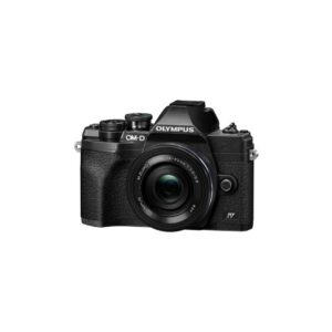 Olympus OM-D E-M10 Mark IV Mirrorless Camera with 14-42mm EZ Lens (Black)