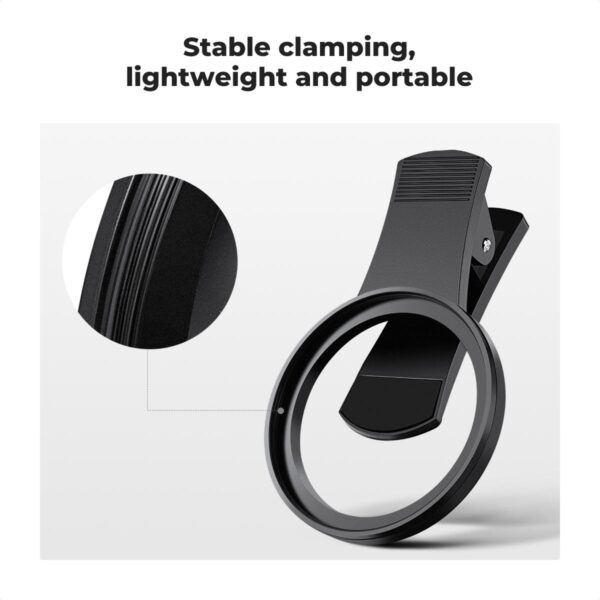 52mm Clip-on ND2-400 Phone Camera Lens Filter Kit, Adjustable Neutral Density Filter Compatible models: iPhone 15 series / 14 series / 13 series / 12 series / 11 series