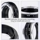 K/AR-L Manual Focus Compatible with Konica AR Lens to L Mount Camera Body Lens Mount Adapter