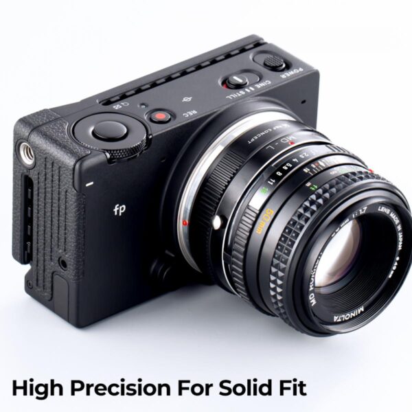 MD-L Manual Focus Compatible with Minolta Rokkor (SR/MD/MC) Lens to L Mount Camera Body Lens Mount Adapter