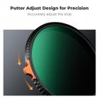 82mm Variable ND Filter ND2-400 (1-9 Stop) Lens Filter Waterproof Scratch Resistant Nano-Xcel Series