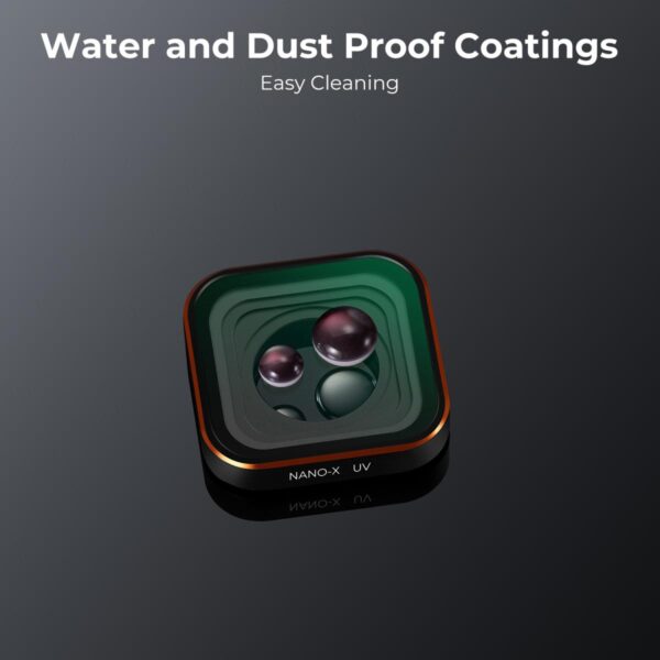 GOPRO Hero 9/10/11/12/13 Action Camera MCUV Protection Camera Lens Filter, High-Definition Lens, Anti-reflection Green Film, Waterproof and Scratch-Resistant