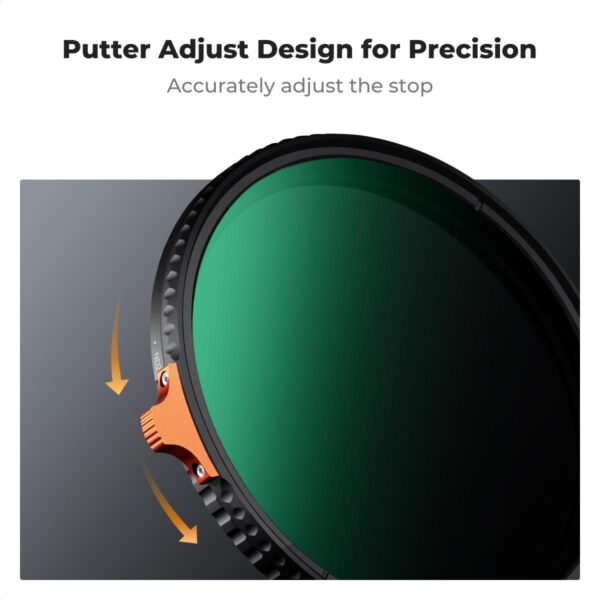 82mm Variable ND Filter ND2-400 (1-9 Stop) Lens Filter Waterproof Scratch Resistant Nano-Xcel Series