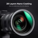 82mm Magnetic Variable ND8-ND128(3-7 Stop) Lens Filters + Magnetic Filter Basic Ring Kit with 28 Multi-Layer Nano-Xcel Series