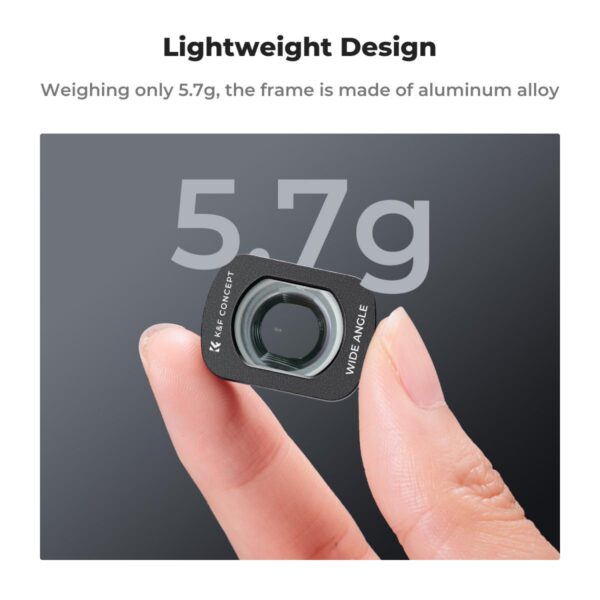 DJI Osmo Pocket 3 Magnetic Wide-angle Filter Action Camera Lens Accessories Magnetic Attach / Multi-Coated / Optical Glass