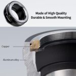 OM-L Manual Focus Compatible with Olympus OM SLR Lens to L Mount Camera Body Lens Mount Adapter