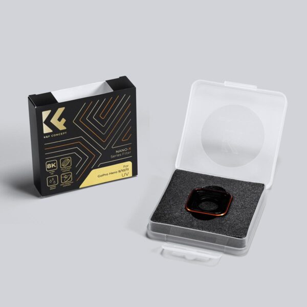 GOPRO Hero 9/10/11/12/13 Action Camera MCUV Protection Camera Lens Filter, High-Definition Lens, Anti-reflection Green Film, Waterproof and Scratch-Resistant