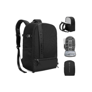K&F Concept Camera Backpacks for Photographers Travel Bag for Tripod Camera Lence Accessory with laptop compartment and Rain Cover Waterproof Multi-Functional Camera Bags for Dslr Cameras - Backpack 18L Nature Wander 04 (Black)