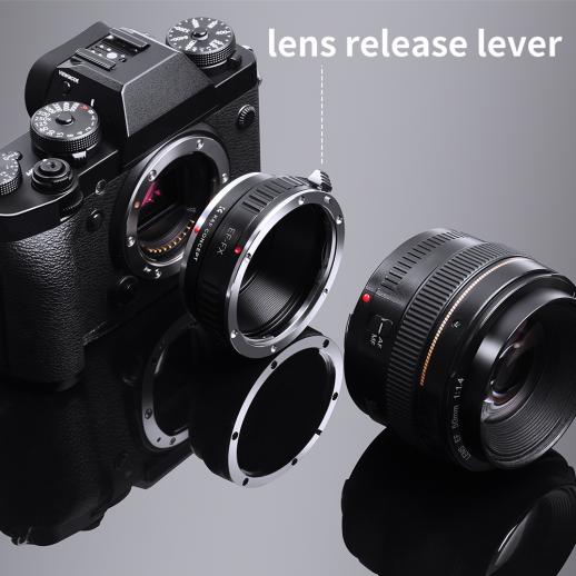 EOS EF/EFS Lens to Fuji FX Mount FIT Pro X Camera X-Series Mirrorless Cameras K&F Concept Lens Mount Adapter