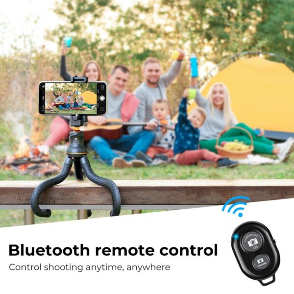 K&F Concept Camera Tripod Versatile Mini Flexible Phone Stand Phone Tripod Bluetooth Remote Control