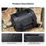K&F Concept Camera Sling Bag 10L Camera Crossbody Shoulder Backpack DSLR/SLR/Mirrorless Camera Compact Case Photography Bags - Sling Bag 10L Urban Wander 10 (Black)