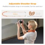 K&F Concept Camera Sling Bag Small Camera bag Lightweight Crossbody and Inner Liner Bag for Protection and Versatility, Orange
