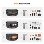 K&F Concept 2 in 1 Sling Bag 12L Everyday Shoulder Bag & Multifunction Photography Crossbody Camera DSLR Backpack Portable Bag