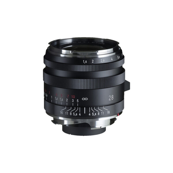 Voigtlander Nokton 28mm f/1.5 Vintage Aspherical Type II VM Lens For Leica M (Black)
