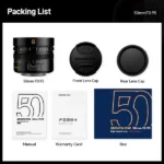 50mm F0.95 APS-C Night God Portrait Star Manual Fixed Focus Lens Suitable For Fuji X-Mount
