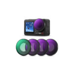 DJI Osmo Action 4 & Osmo Action 5 Pro Action Camera Filter Set CPL + ND8 + ND16 + ND32 Screw On Polarizing Neutral Density Filter HD Optical Glass / Multi-Coated / Metal Frame