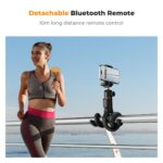 K&F Concept Phone Tripod, Extendable Flexible Tripod with Remote 24in Small Tripod for iPhone, Mini Tripod Max Load 4.4lb for iPhone 16 15 14 Pro Max XS Max X 8 Samsung Canon Nikon Sony Cameras.