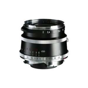 Voigtlander 28mm f2.0 Ultron Vintage Aspherical VM Lens Type I (Black & Chrome Retro)