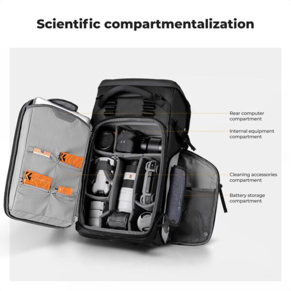 K&F Concept 30L Camera Backpack 30L Star Wander01 Black