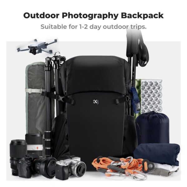 K&F Concept 30L Camera Backpack 30L Star Wander01 Black
